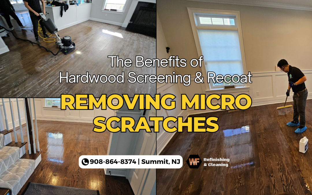 Hardwood Floor Screening & Recoat in Summit