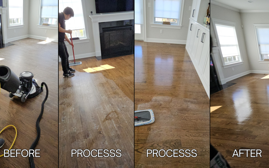 Hardwood Floor Screening & Recoat Removing Micro Scratches - Summit NJ