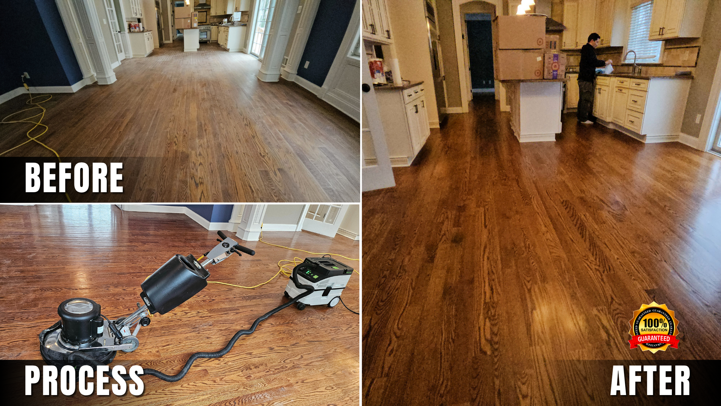 Dustless Hardwood Floor Restoration in Short Hills NJ