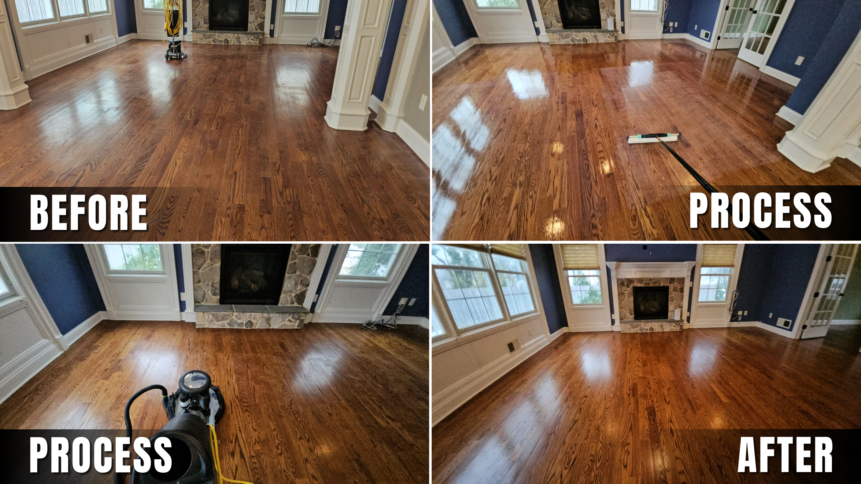 Dustless Hardwood Floor Restoration in Scotch Plains NJ