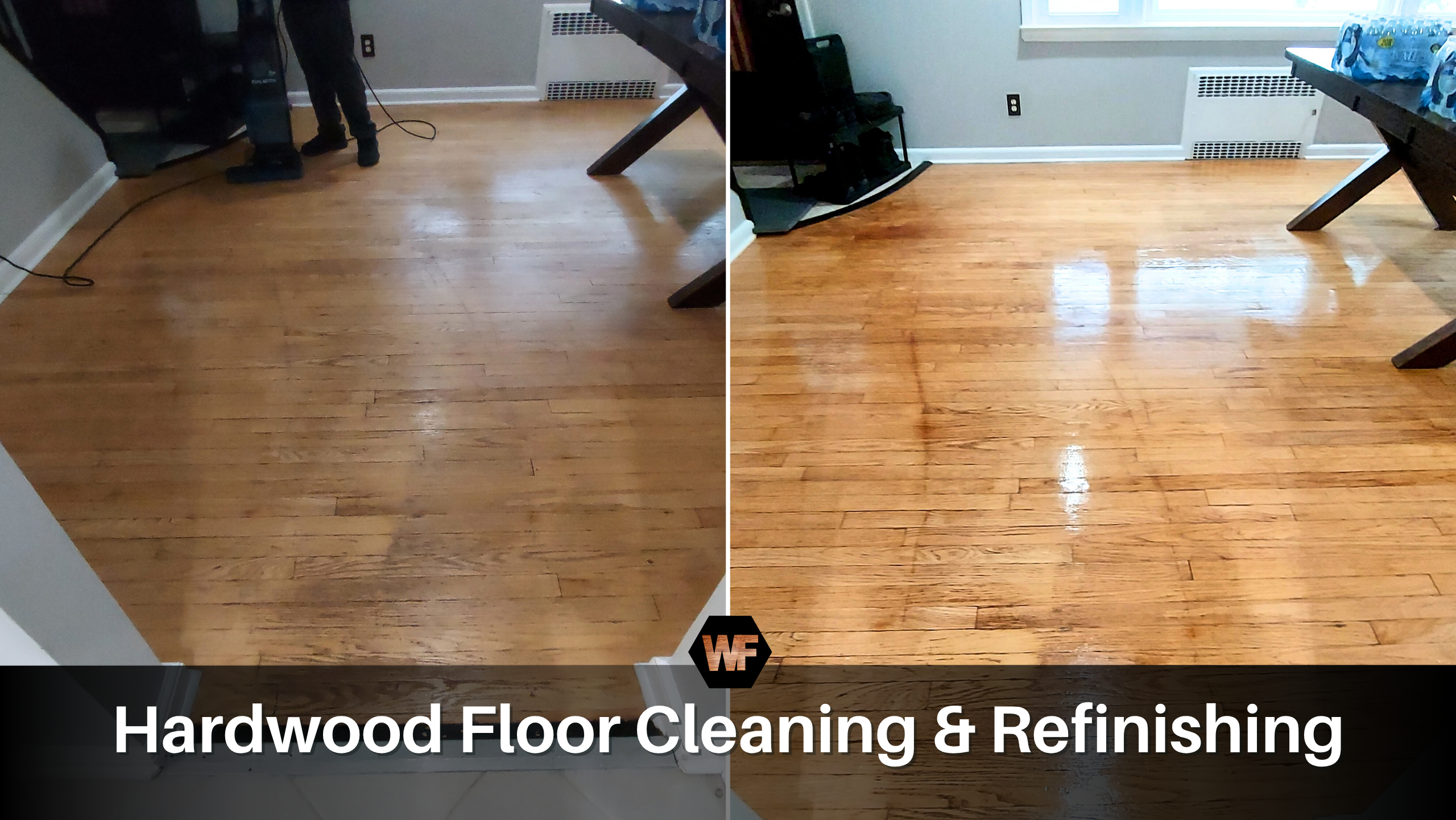 cleaning and refinishing hardwood floors for preparing homes for sale