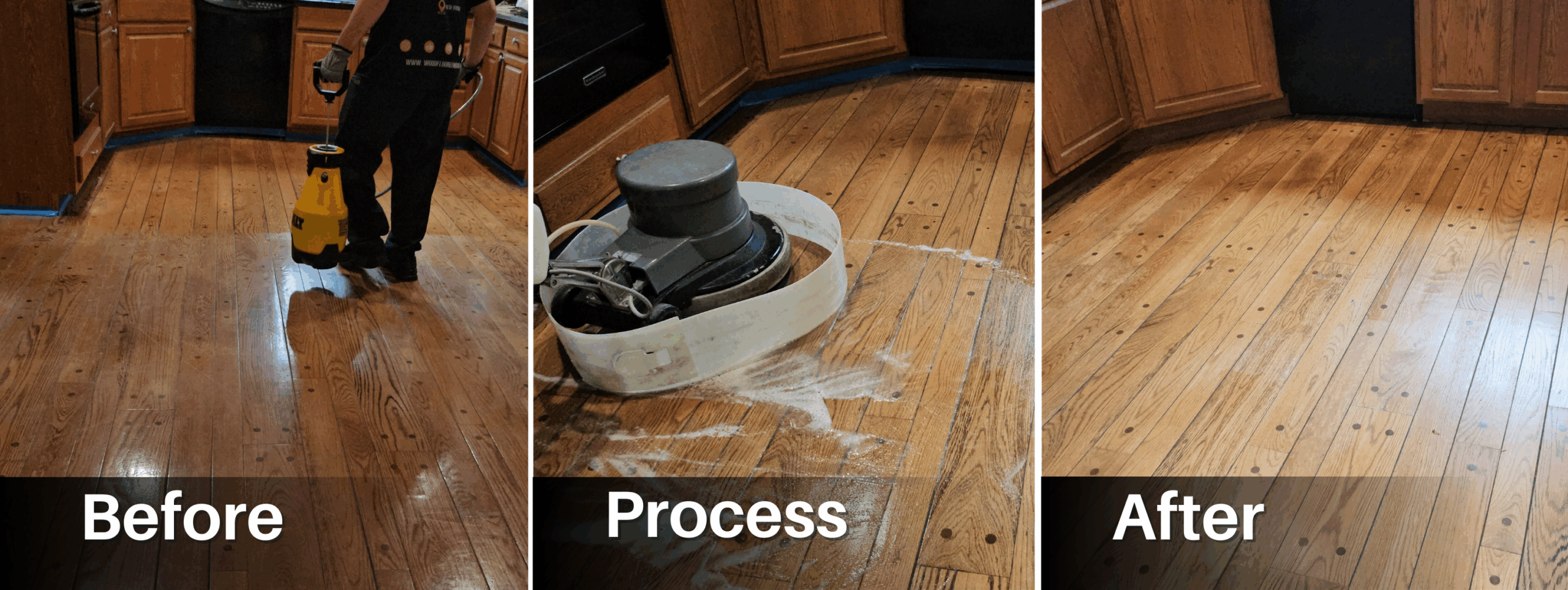 Removing 20 Years of Quick Shine from Hardwood Floors | Wax Removal in Chatham NJ