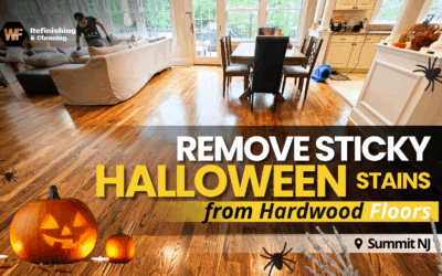 Remove Sticky Halloween Stains from Hardwood Floors